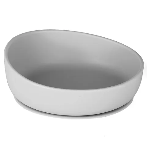 DOIDY BOWL SILIKONOWA MISECZKA TALERZYK Z PRZYSSAWKĄ SZARY