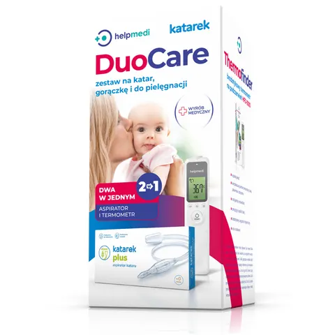 HELPMEDI DUOCARE KATAREK ASPIRATOR + TERMOMETR ZESTAW 2w1