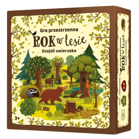 ROK W LESIE ZNAJDŹ ZWIERZAKA GRA DLA DZIECI