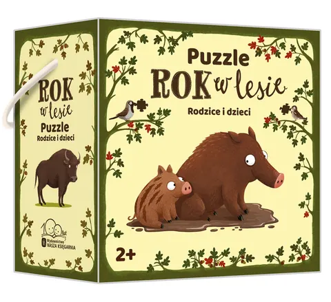 PUZZLE ROK W LESIE RODZICE I DZIECI 20 ELEMENTÓW