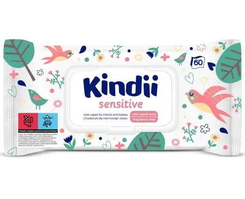 KINDII CHUSTECZKI SENSITIVE 60SZT 59378