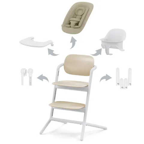 Cybex Lemo 4w1 krzesełko do karmienia / Sand White
