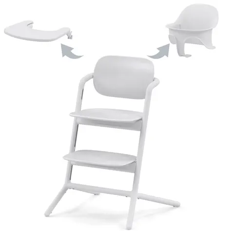 CYBEX LEMO 3W1 KRZESEŁKO DO KARMIENIA ALL WHITE