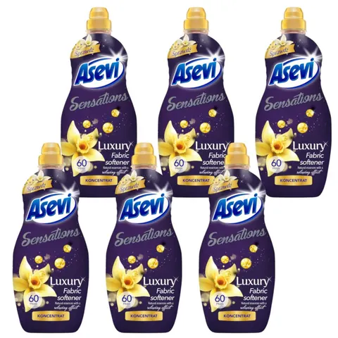 ASEVI Koncentrat do płukania 60 płukań LUXURY 1440 ml, pakiet 6 szt.