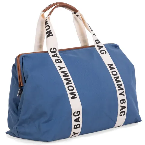 CHILDHOME TORBA MOMMY BAG NA AKCESORIA CANVAS BLUE