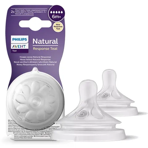 AVENT NATURAL RESPONSE SMOCZEK DO BUTELKI SCY965/02 6M+ 2 SZT