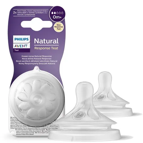 AVENT NATURAL RESPONSE SMOCZEK DO BUTELKI SCY962/02 0M+ 2 SZT