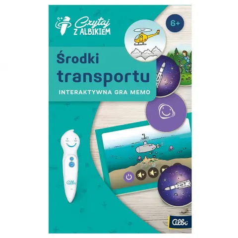 CZTAJ Z ALBIKIEM MEMO ŚRODKI TRANSPORTU ALBI 3+