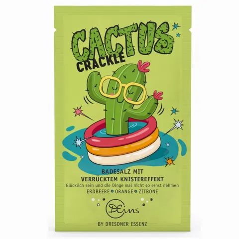 STRZELAJĄCY KAKTUS - SÓL DO KĄPIELI 60G - DRESDNER ESSENZ