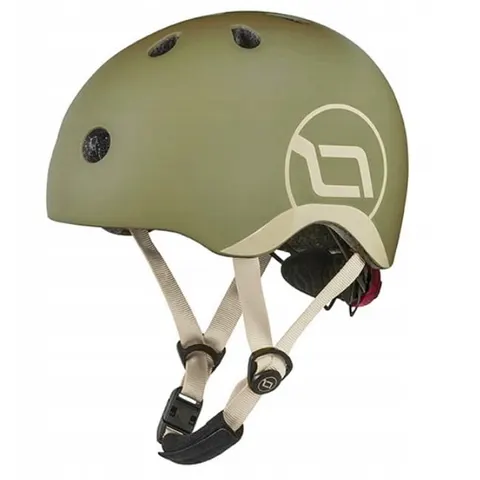 SCOOTANDRIDE KASK DZIECIECY XXS-S 45-51cm 12M+ / OLIVE
