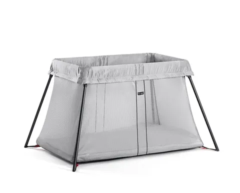 BABYBJORN LIGHT ŁÓŻECZKO TURYSTYCZNE , KOJEC SREBRNE