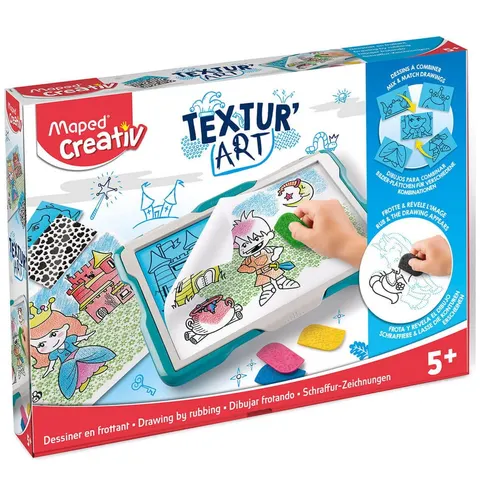 Maped tablica Textur'Art Odrysowywanie 5+