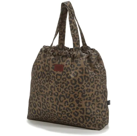 La Millou Torba Shopper Bag uniwersalna torba na ramię / Leopard Choco
