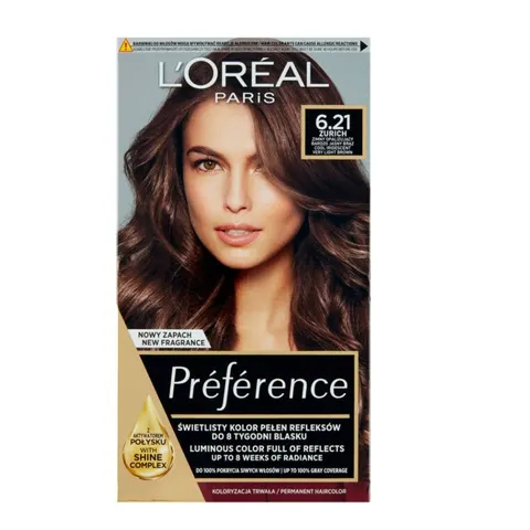 L'Oreal Paris Recital Preference Farba do włosów 6.21 Opera