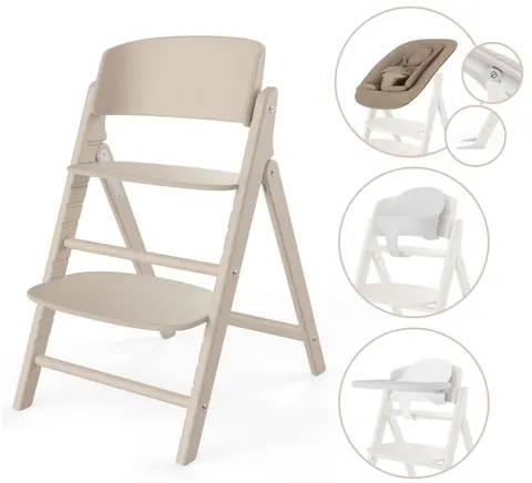 Cybex Click & Fold 4-in-1 krzesełko do karmienia / All Natural