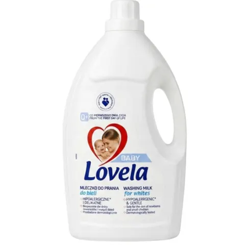 LOVELA Mleczko do prania ubranek dziecięcych BIEL, 2.9 l