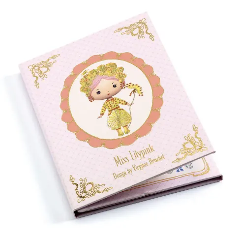 DJECO Zestaw z naklejkami "MISS LILYPINK" DJ06980