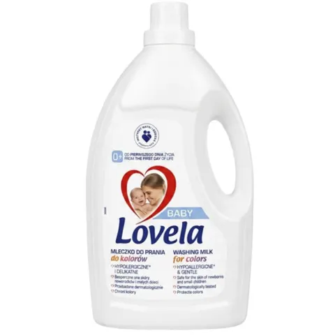 LOVELA Mleczko do prania ubranek dziecięcych KOLOR, 2.9 l