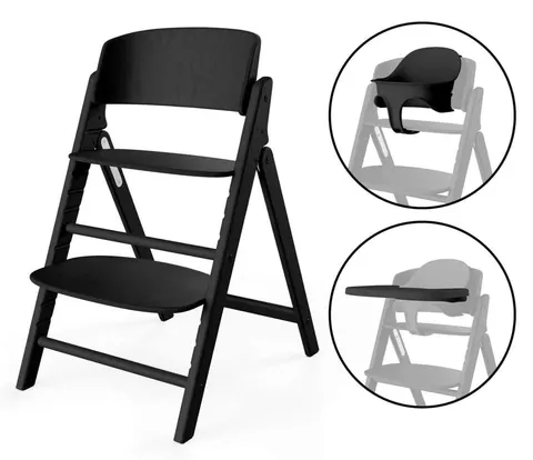 Cybex Click & Fold 3-in-1 krzesełko do karmienia / Stunning Black