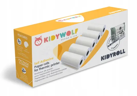 Kidywolf Kidyroll - samoprzylepny papier do aparatów Kidyprint