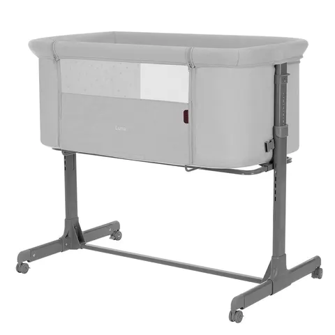 Carrello LUNA łóżeczko dostawne na kółeczkach Carbon Grey