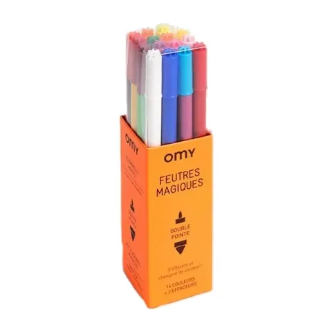 OMY dwustronne magiczne flamastry 16 szt.