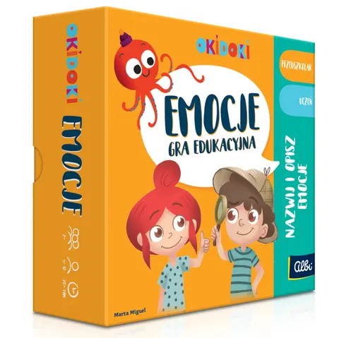 Okidoki Gra edukacyjna Emocje dla dzieci 5+ Albi