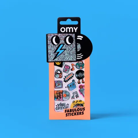 OMY ZESTAW WINYLOWYCH NAKLEJEK SET - ICONIC