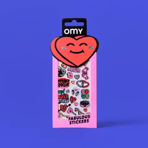 OMY ZESTAW WINYLOWYCH NAKLEJEK SET - ICONIC