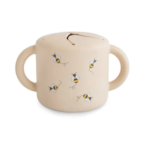 Mushie Kubek na Przekąski dla Dzieci 400 ml Bees
