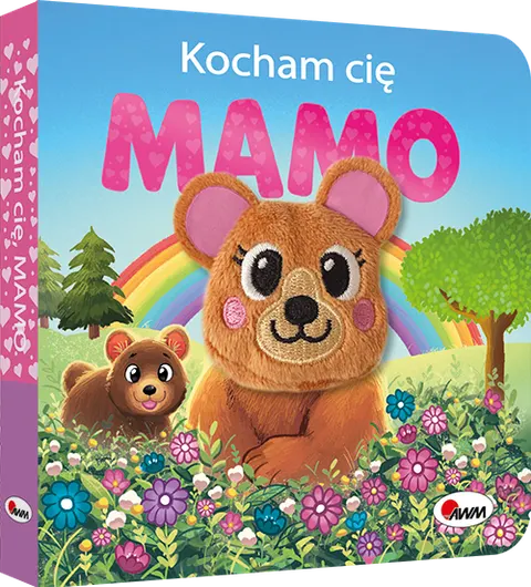AWM KOCHAM CIĘ MAMO KSIĄŻKA Z PACYNKĄ