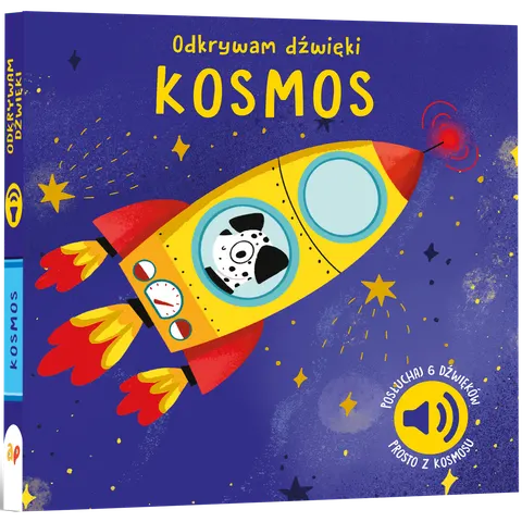 Odkrywam dźwięki. Kosmos Książk dla dzieci Api Papi