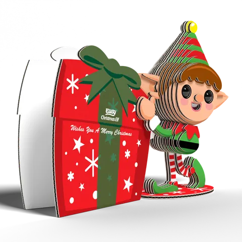 Świąteczny Elf Eugy Eko Układanka 3D Puzzle 6 lat+
