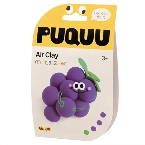 Air Clay Puquu - Winogrono - zestaw masy plastycznej 3+
