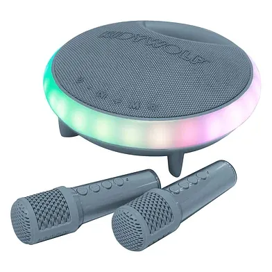 Kidywolf Przenośny Głośnik Karaoke z Mikrofonami - Blue