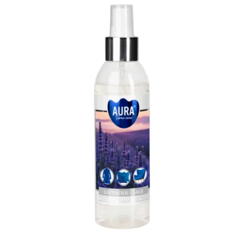 BISPOL AURA Odświeżacz do tkanin, pościeli, dywanów, sof LAWENDA, 185 ml
