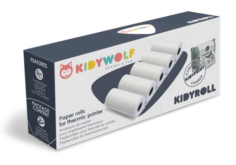 Kidyroll papier termiczny 5szt. Kidywolf