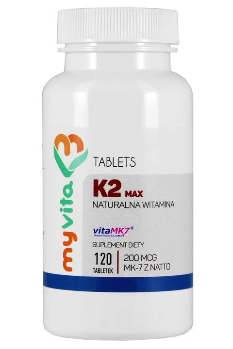 Witamina K2 MK-7 MAX 200mcg, Myvita