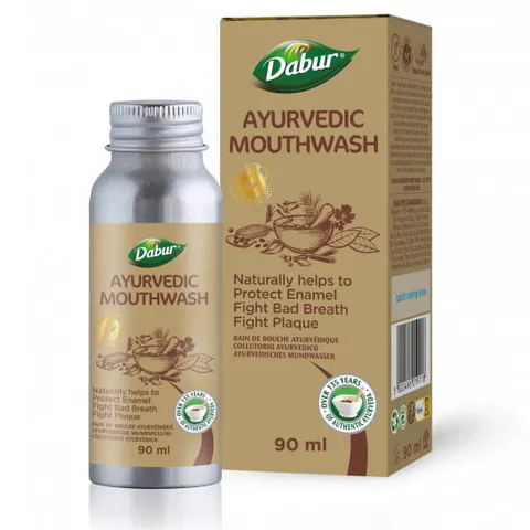Ajurwedyjski Płyn do Płukania Ust, Dabur, 90ml