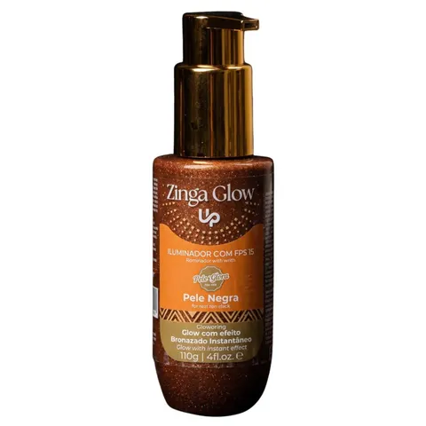 ZINGA GLOW Rozświetlacz z natychmiastowym efektem opalenizny SPF 15, 110 g