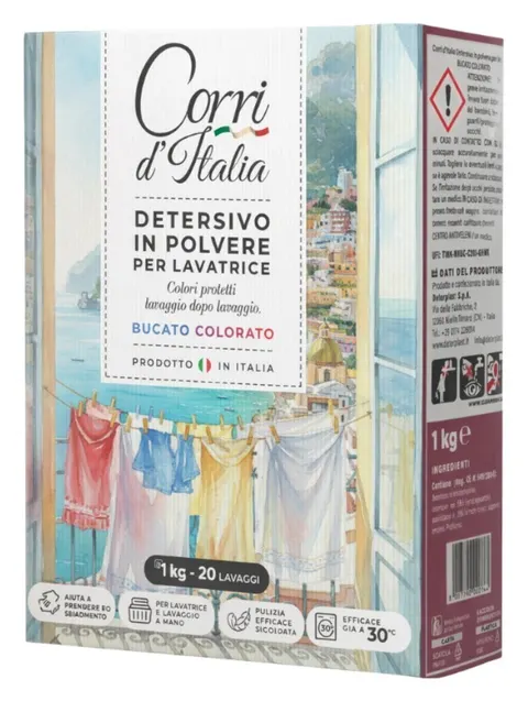 CORRI D`Italia Proszek do prania tkanin kolorowych 1 kg