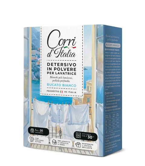 CORRI D`Italia Proszek do prania tkanin białych 1 kg