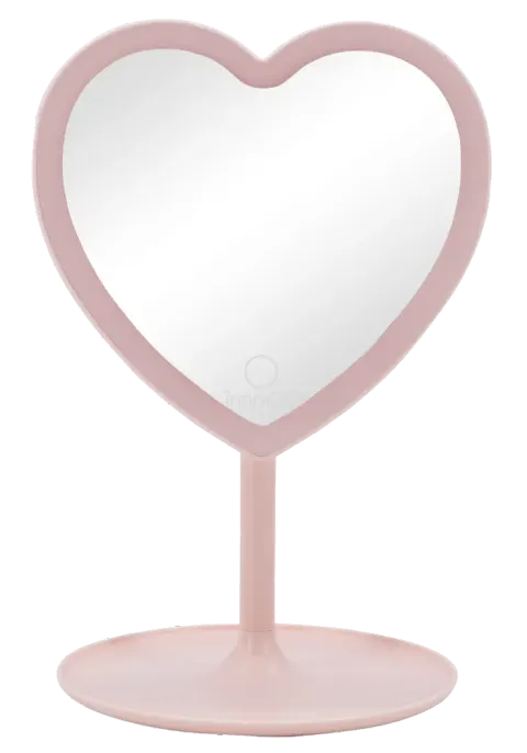Lusterko z podświetleniem LED GIOperfect Pink Heart GIO-758HEART | InnoGIO