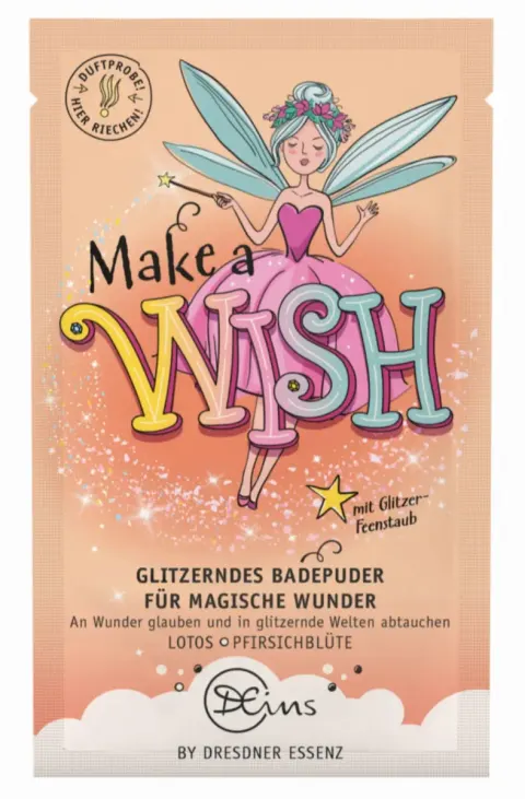 Puder do kąpieli z brokatem 60g MAKE A WISH DRESDNER ESSENZ