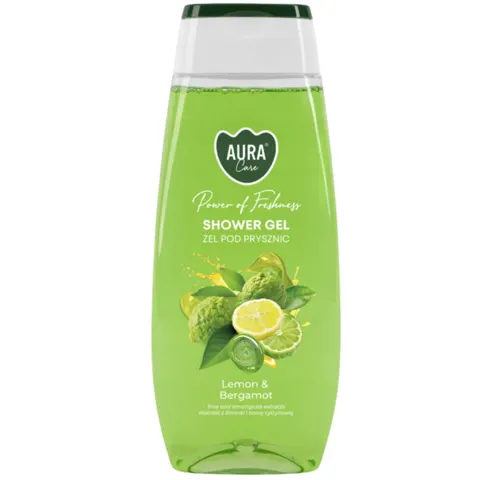 Żel pod prysznic 350 ml Cytryna i Bergamotka ASG-006-013 Aura Care