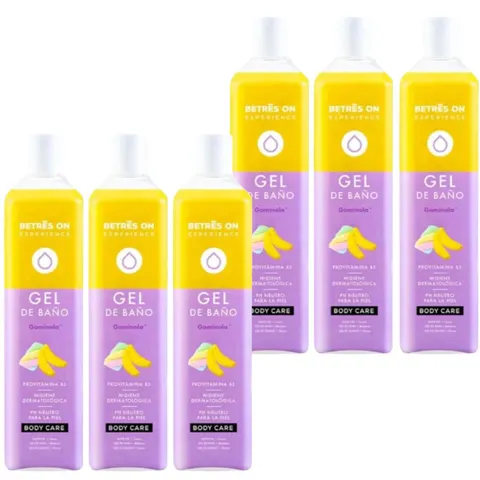 BETRES ON Żel pod prysznic ŻELOWA KĄPIEL 750 ml, pakiet 6 szt.