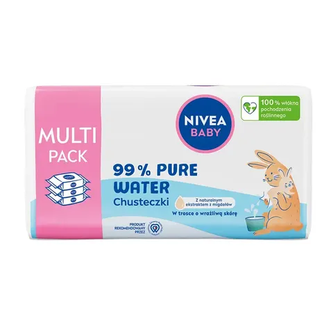 Nivea Baby chusteczki biodegradowalne 99% Pure Water 3x57szt