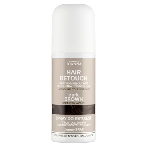 Joanna Hair Retouch spray do retuszu Ciemny Brąz 75ml