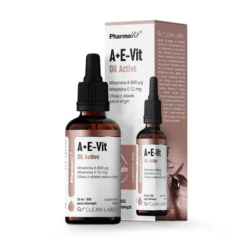 Pharmovit A+E-Vit Oil Active suplement diety w kroplach 30ml
