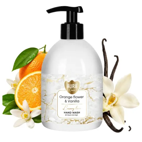 Mydło do rąk Premium 500 ml Kwiat pomarańczy i Wanilia AHW-011-021 Aura Care